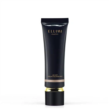 أنابيب مستحضرات التجميل السوداء الفارغة